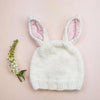 Blueberry Hill - White and Pink Bunny Hat