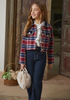 Navy Plaid Jacket