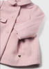 Petal Pink Feathered Wool Coat