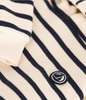 Petit Bateau - Cream Striped Hoodie