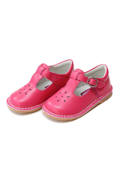 Joy T-Strap Mary Janes - Fuschia