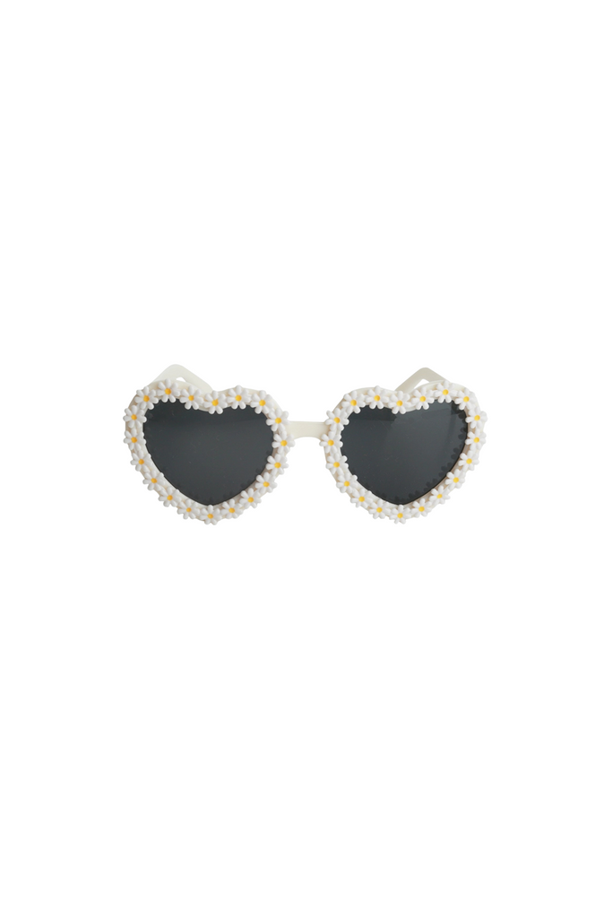 White Daisy Love Sunglasses