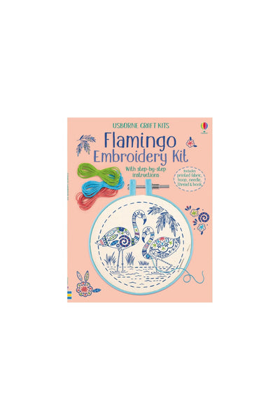 Flamingo Embroidery Kit