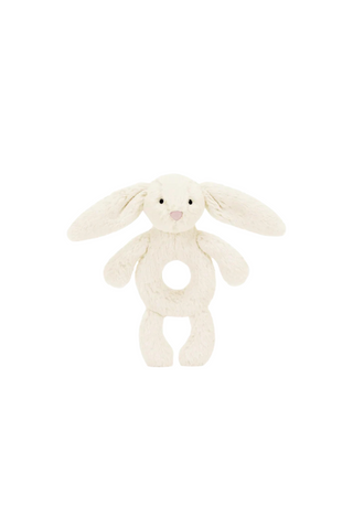 Jellycat - Bashful Cream Bunny Ring Rattle