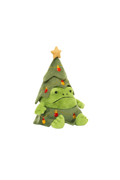 Jellycat - Christmas Tree Ricky Rain Frog