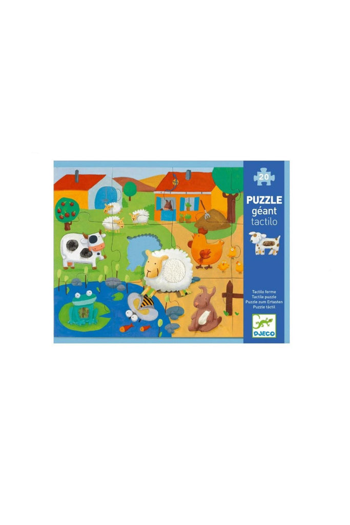 Tactile Floor Puzzle 12pc 3+