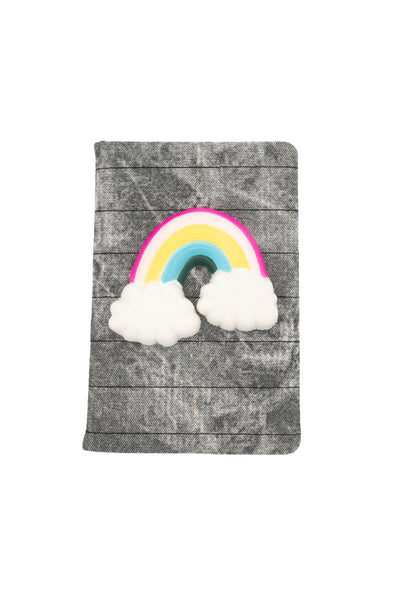 Slow Rising Plush Notebook - Rainbow