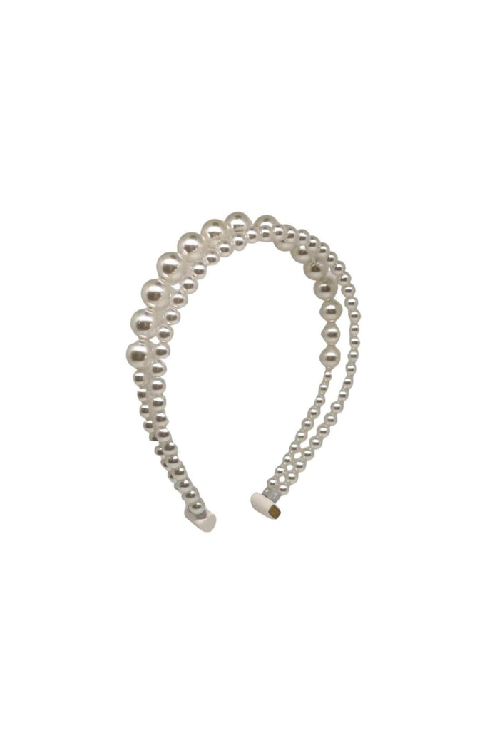 Large Double Pearl Headband