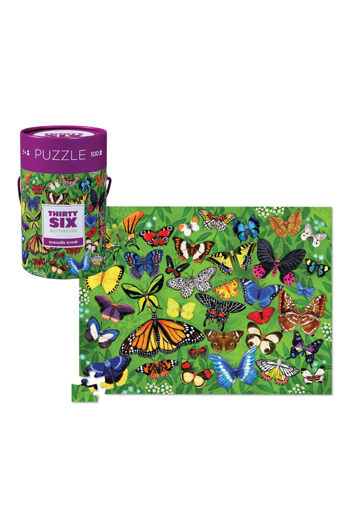 Thirty-Six Butterflies 100 Piece Jigsaw Puzzle