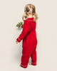 Petite Plume - Red Flannel Cambridge Romper