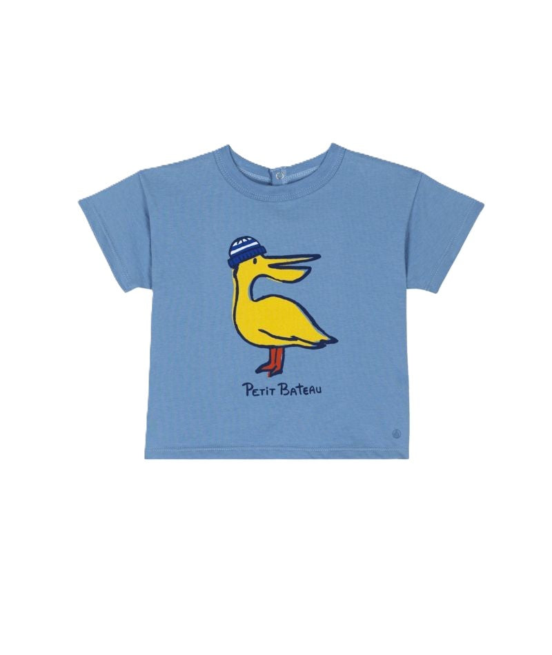 Petit Bateau - Baby S/S Duck Graphic Tee