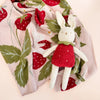 Organic Strawberry Bunny Blanket