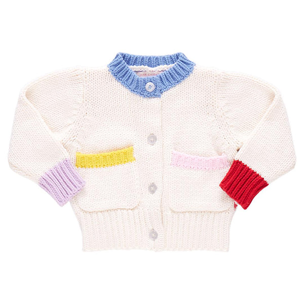 Pink Chicken - Cali Colorblok Sweater Multi Inf