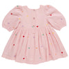 Pink Chicken - Candy Heart Embroidery Brooke Dress