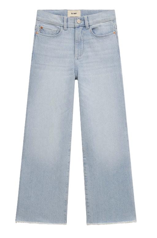 Lily Wide Leg Jeans - Poolside