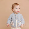 Blueberry Hill - Bowie Gray Bear Cardigan