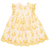 Pink Chicken - Cynthia Bright Yellow Eyelet Dress