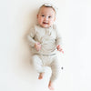 Kyte Baby - Oat Ribbed Henley Set