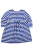 Florence Eiseman - Flowers Stripe Knit Dress